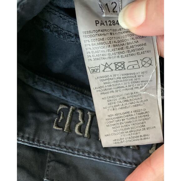 Aeronautica Militare Boys Anti G Pants Cargo Flight Army Patches Italy Sz 12 - Picture 8 of 8